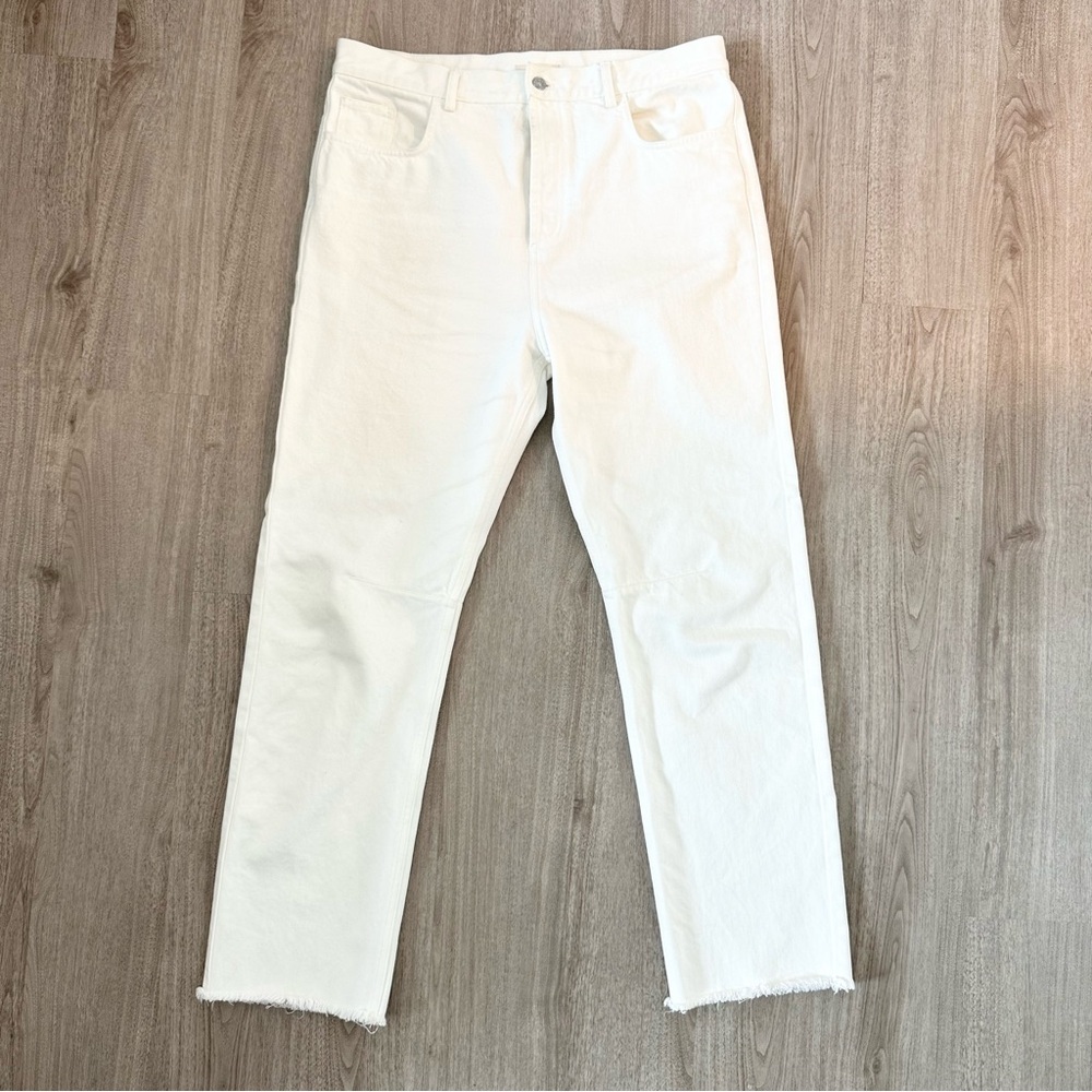 Celine Straight Leg Jeans - White